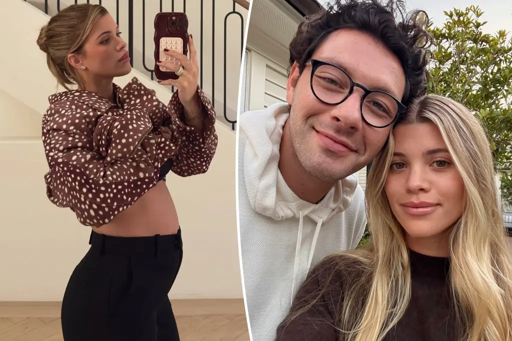 Sofia Richie is expecting her second child with husband Elliot Grainge.