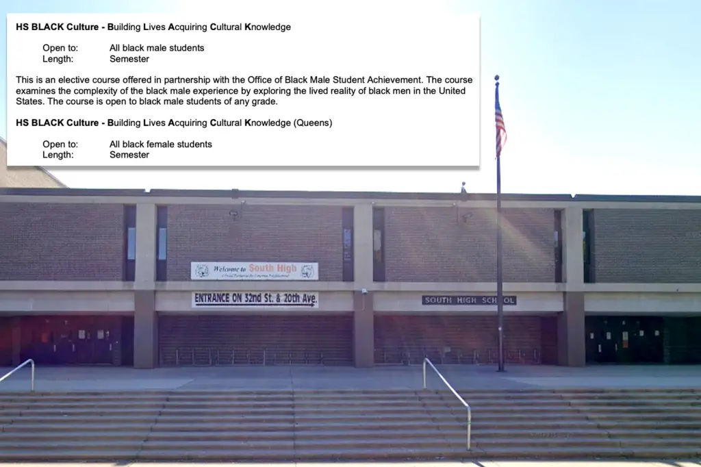 South High School in Minneapolis seems to have conducted classes exclusively for Black students.