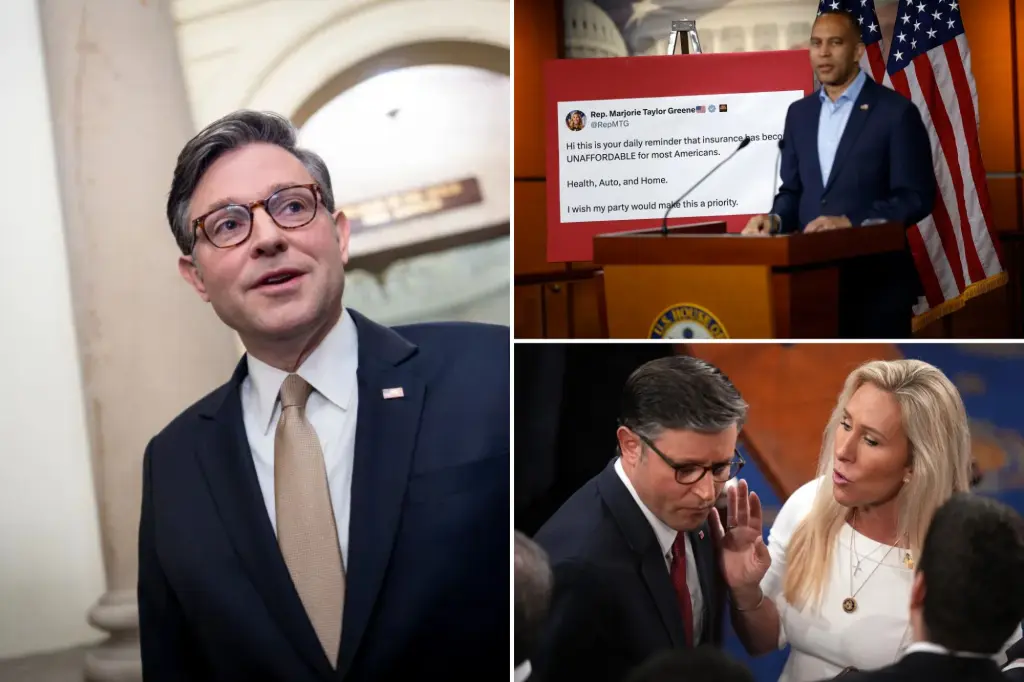 Speaker Johnson reaches out to Taylor Greene, asking her to assist with Obamacare subsidies following the shutdown dispute