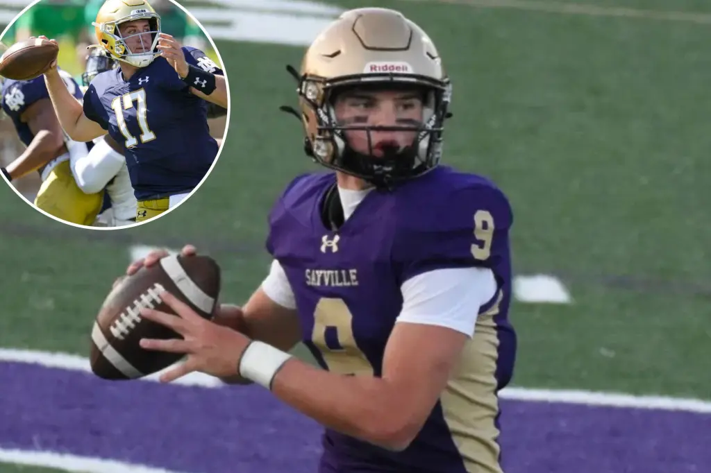 Star high school quarterback Patrick Coan excelling with undefeated Sayville