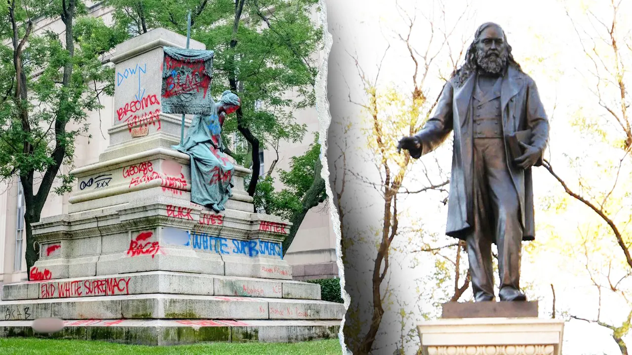Statue dedicated to Confederate General Albert Pike reinstated following the 2020 BLM protests