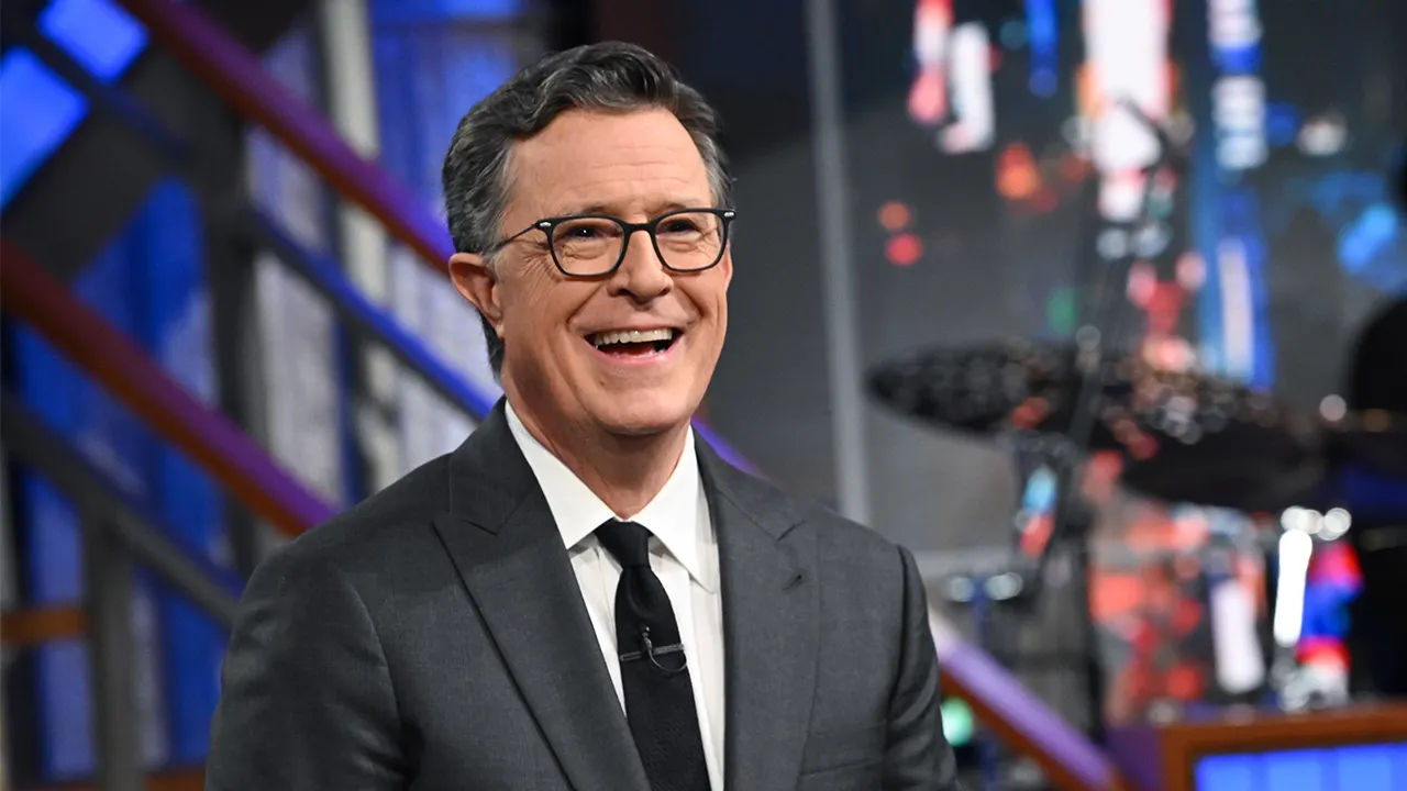 Stephen Colbert appears in an unusual mystery series as a talk show host who gets killed.