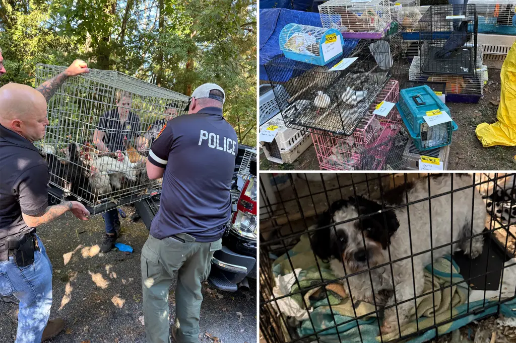 Suffolk County home discovered with numerous animals and an elderly woman in unsanitary conditions, police report.
