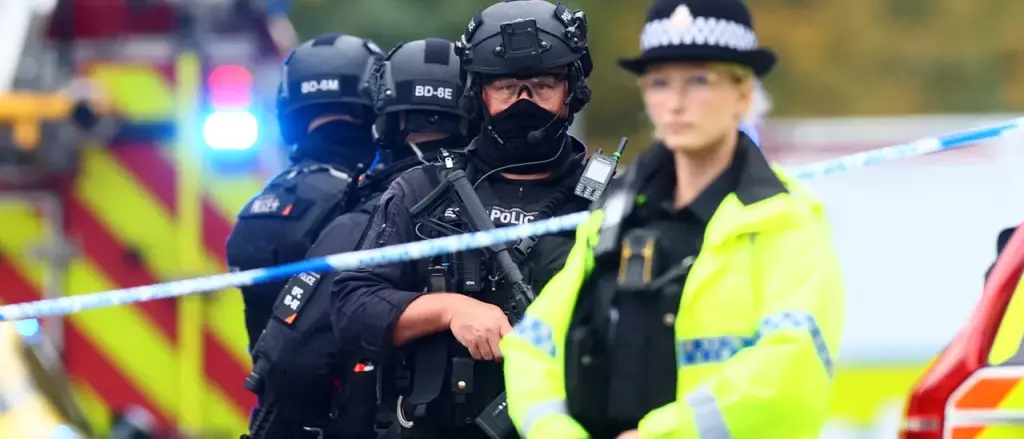 Suspect Reportedly Crashes Vehicle and Stabs Worshippers Near Manchester Synagogue, According to Authorities