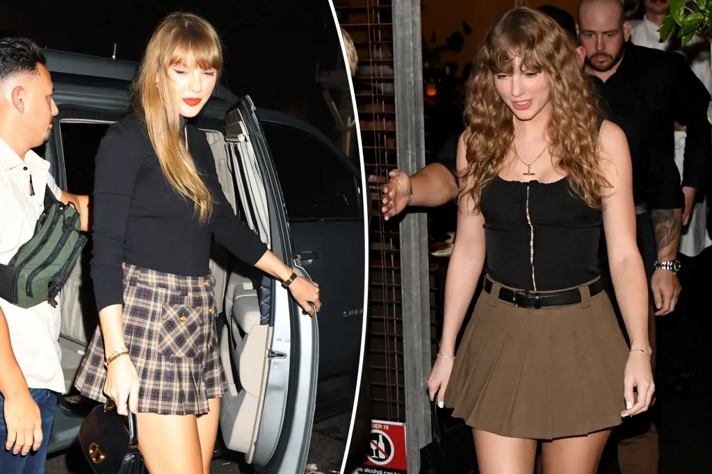 Taylor Swift has several of these Miu Miu miniskirts.