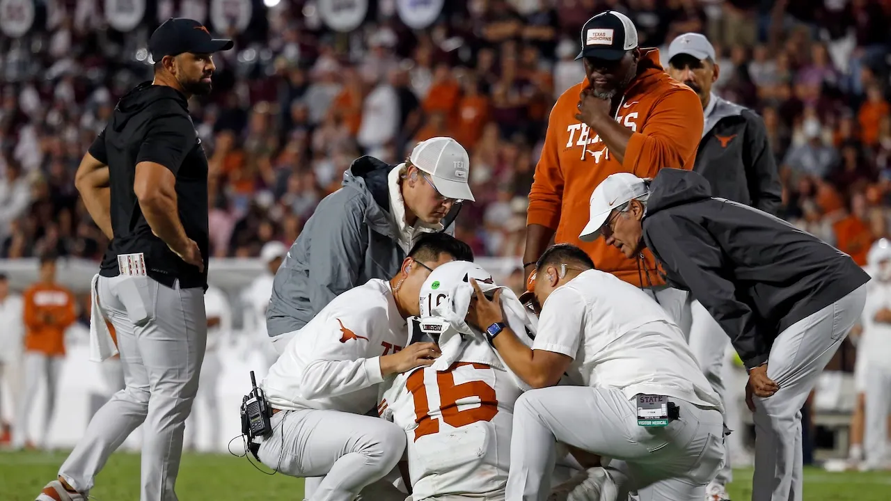 Texas QB Arch Manning injured in Longhorns' overtime victory over Mississippi State