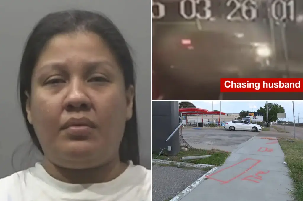 Texas mother acknowledges driving over husband with SUV, stating she only intended to 'strike' him.