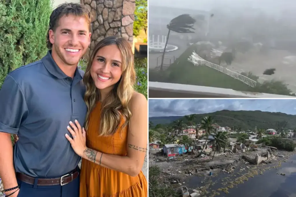Texas newlyweds stuck in Jamaica due to Hurricane Melissa hitting the island