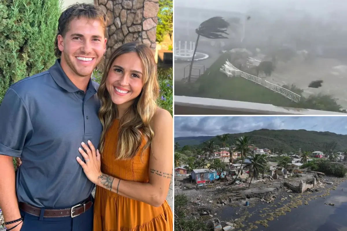 Texas newlyweds stuck in Jamaica due to Hurricane Melissa hitting the island