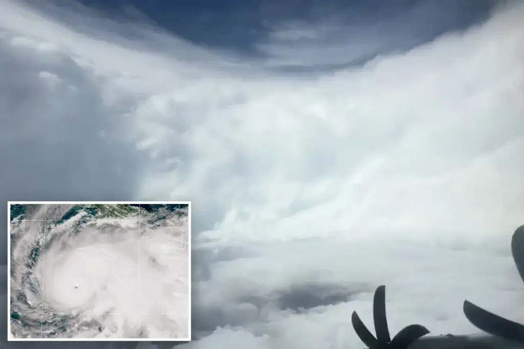 The eye of Hurricane Melissa shows up before the storm hits Jamaica hard.