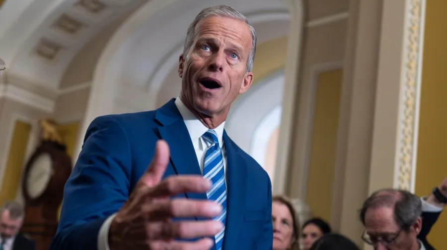 Thune will make Democrats vote on funding for the troops amid the shutdown.