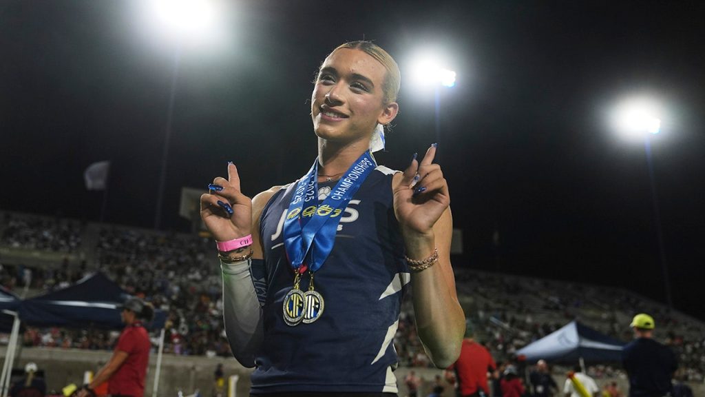 Trans athlete guides girls' high school volleyball team to victory.