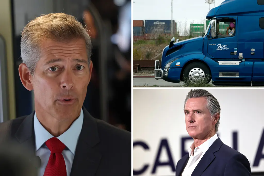 Transportation secretary is not releasing $40 million to California due to the state's failure to require English proficiency in truck drivers.