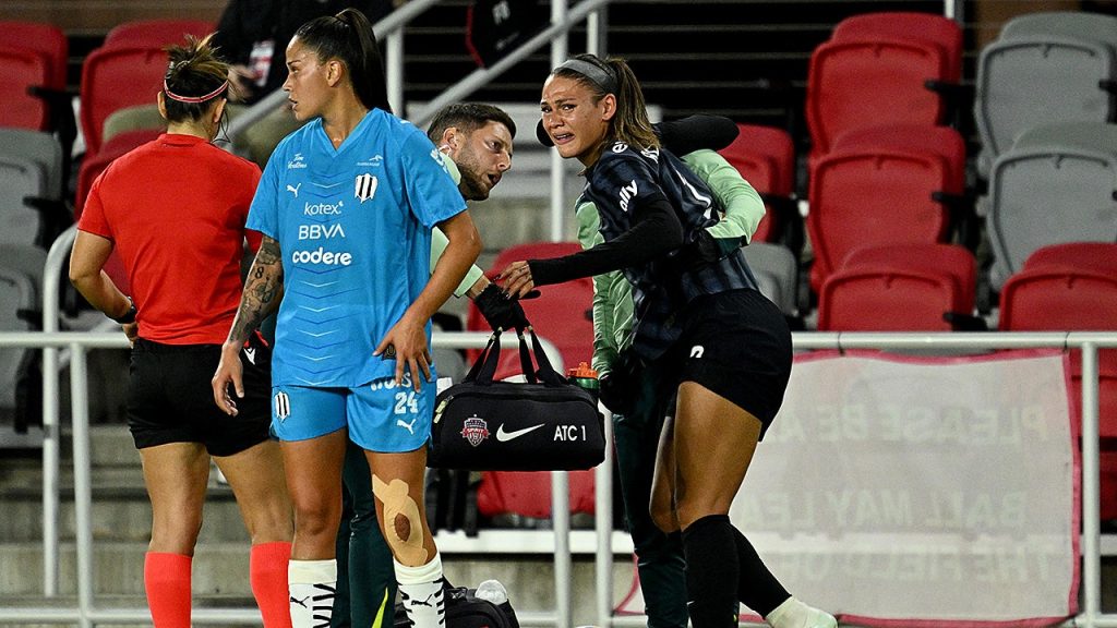 Trinity Rodman injured following USWNT call-up, exits field in tears