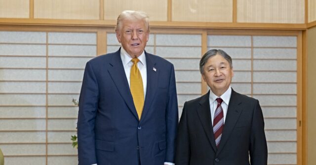 Trump Visits Japanese Emperor Naruhito at the Imperial Palace