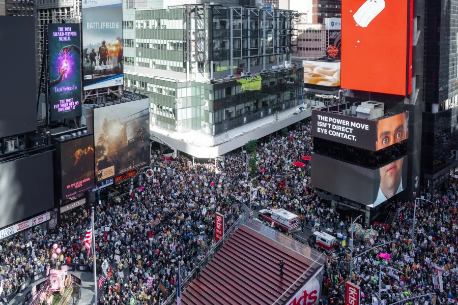 Trump on protests: 'I'm not a king'