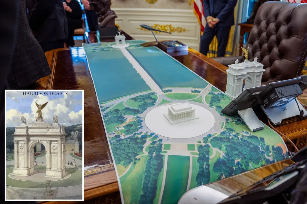 Trump considers grand arch in DC for America's 250th anniversary