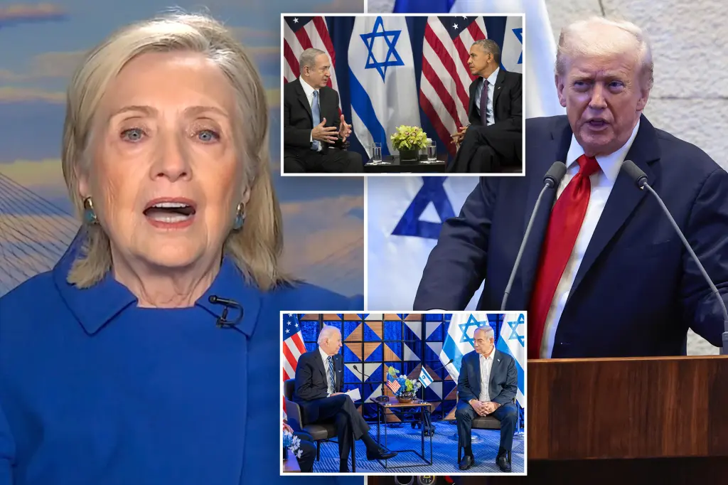 Trump criticizes Hillary Clinton and attacks Obama and Biden during speech in Knesset