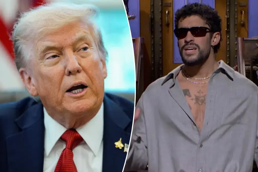 Trump criticizes the 'completely absurd' choice of Bad Bunny for the Super Bowl halftime show