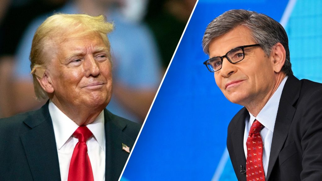 Trump criticizes 'very nasty' Stephanopoulos and declines to answer ABC questions