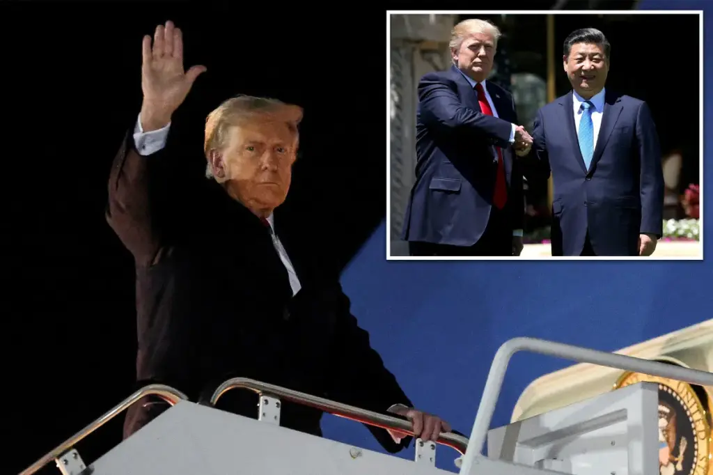 Trump embarks on a three-country trip in Asia, meeting with Xi as the government shutdown continues back home.