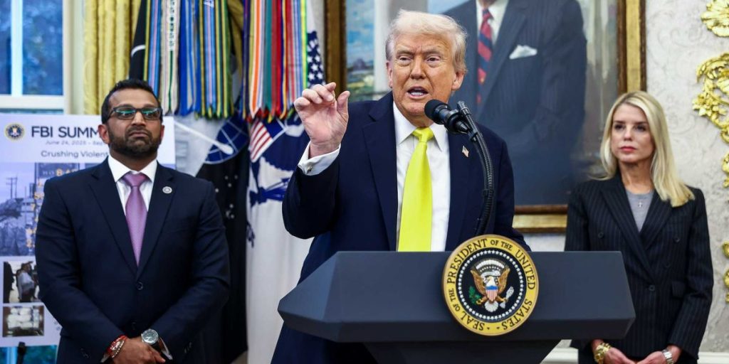 Trump highlights the achievements of the FBI's efforts against violent crime — here are the impressive numbers