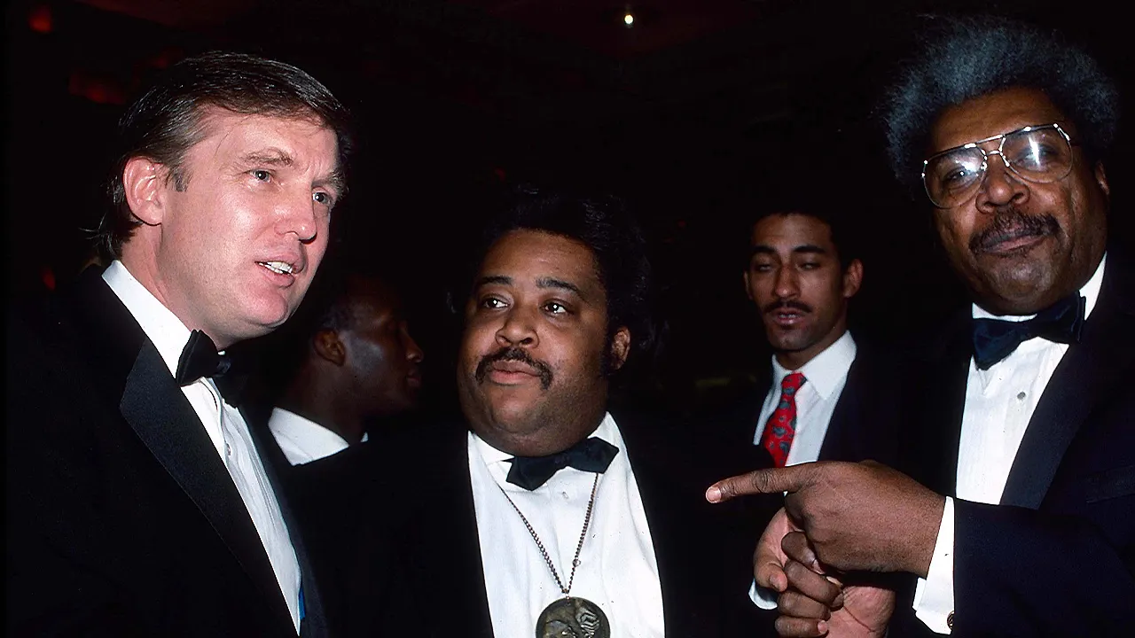 Trump posts vintage photo of Sharpton, criticizes MSNBC host on Truth Social