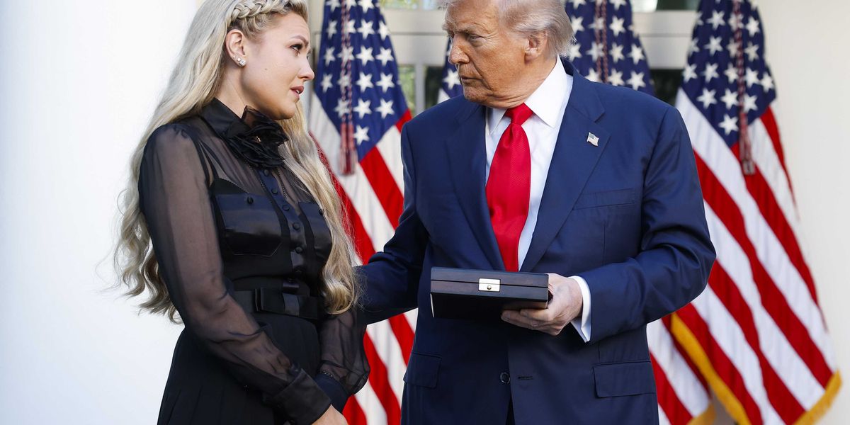 Trump presents Charlie Kirk with the top civilian award: 'You have given him the best birthday present'
