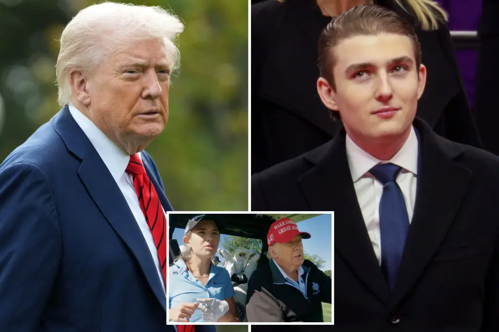 Trump provides an update on Barron's progress at NYU in a vlog