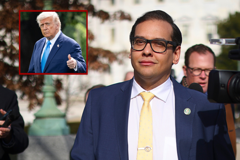 Trump reveals reduction of George Santos' sentence in federal fraud matter