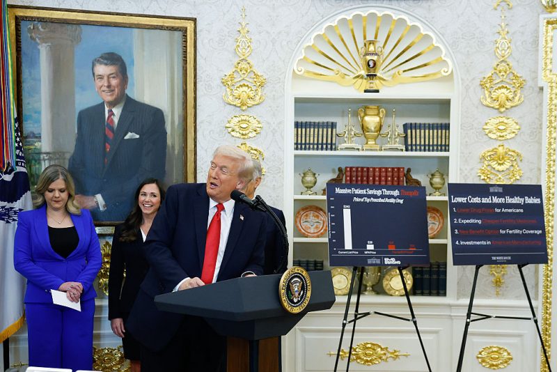 Trump reveals significant reductions in IVF and fertility medication costs