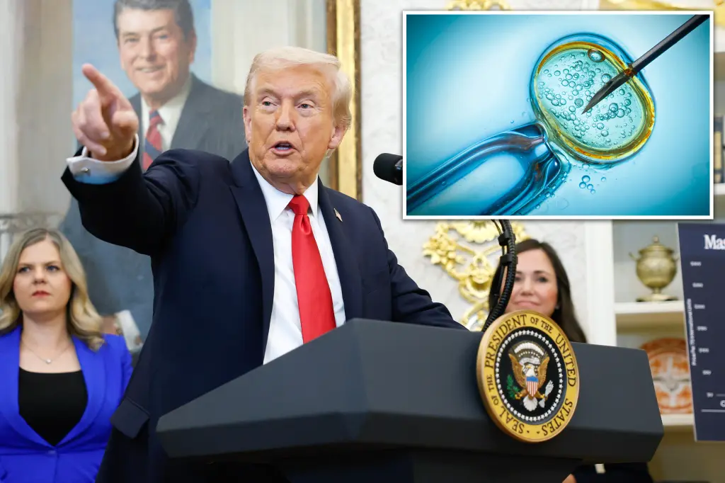 Trump reveals strategy to reduce costs of IVF