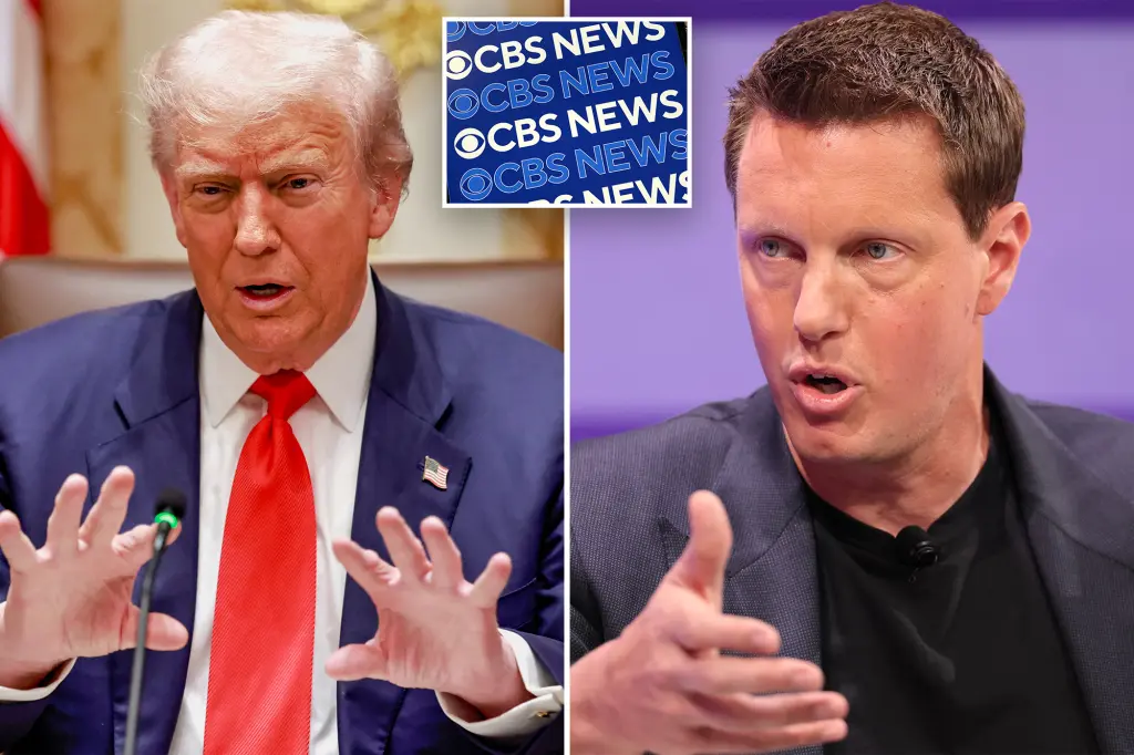 Trump states CBS will be more balanced under David Ellison but will not turn into Fox.