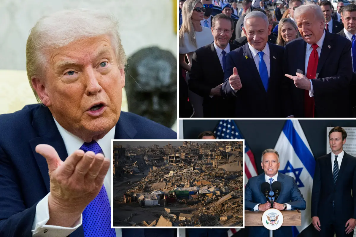 Trump states he will visit Gaza and emphasizes that respect for the president is the key element in achieving peace.