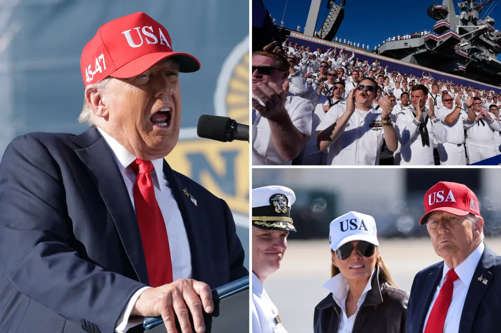 Trump vows to increase salaries for all US military members during the Navy's 250th birthday celebration.