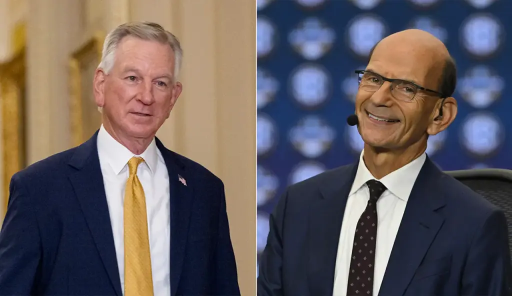 Tuberville commends Paul Finebaum as he contemplates a Senate campaign