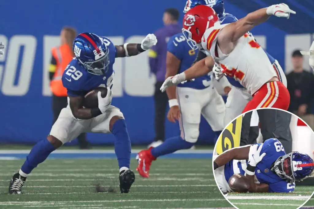 Tyrone Tracy moving closer to returning to the Giants after shoulder injury