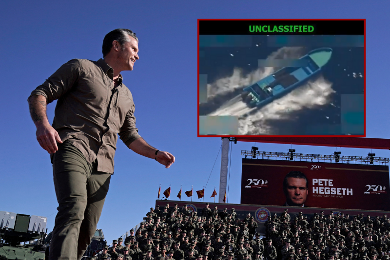 U.S. Military conducts deadly strike on drug trafficking boat in the Pacific Ocean, resulting in the deaths of both individuals aboard