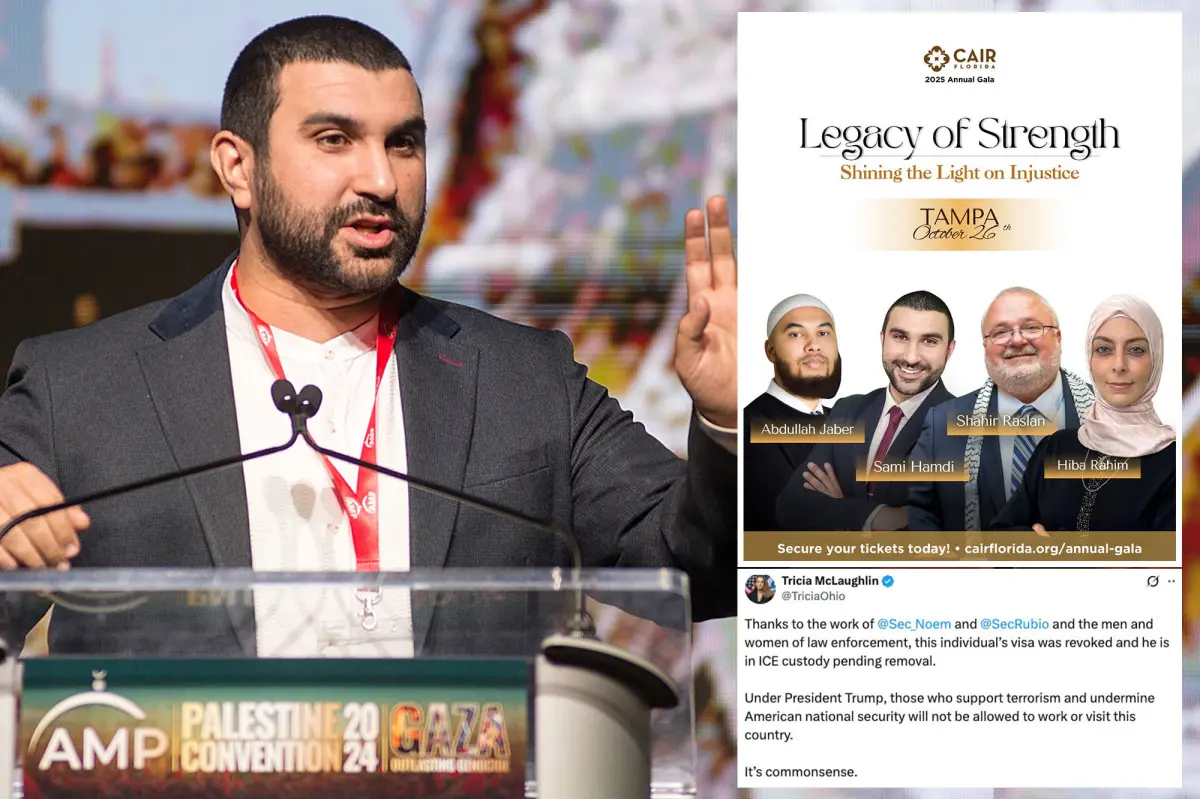 US holds British commentator Sam Hamdi who praised Hamas' October 7 assault on Israel