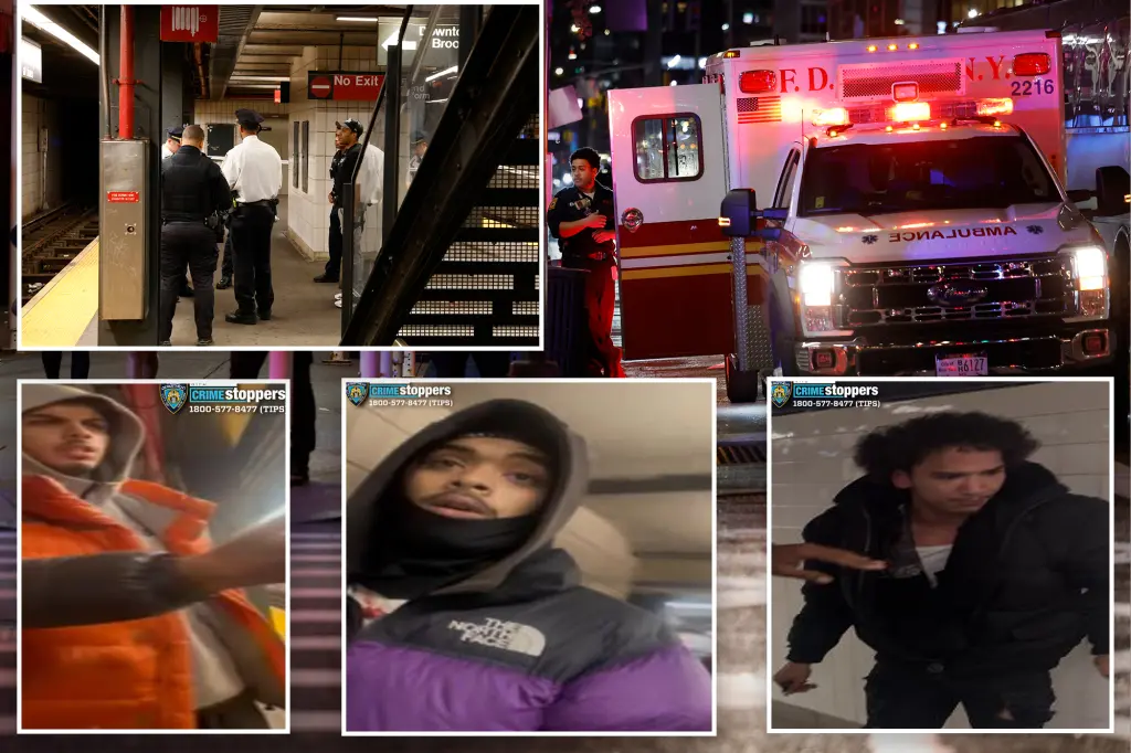 Unexpected attack on man exiting subway in NYC amidst rise in subway violence, according to police