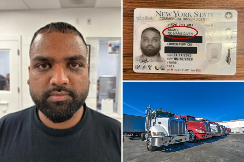 Unidentified migrant truck driver with a New York ID arrested in Oklahoma