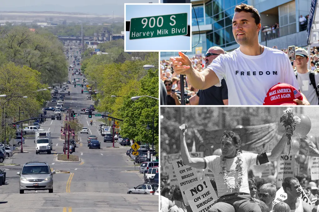 Utah legislation seeks to rename Harvey Milk Boulevard to recognize Charlie Kirk