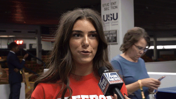 Utah students express that their beliefs are being challenged in America during a TPUSA gathering.