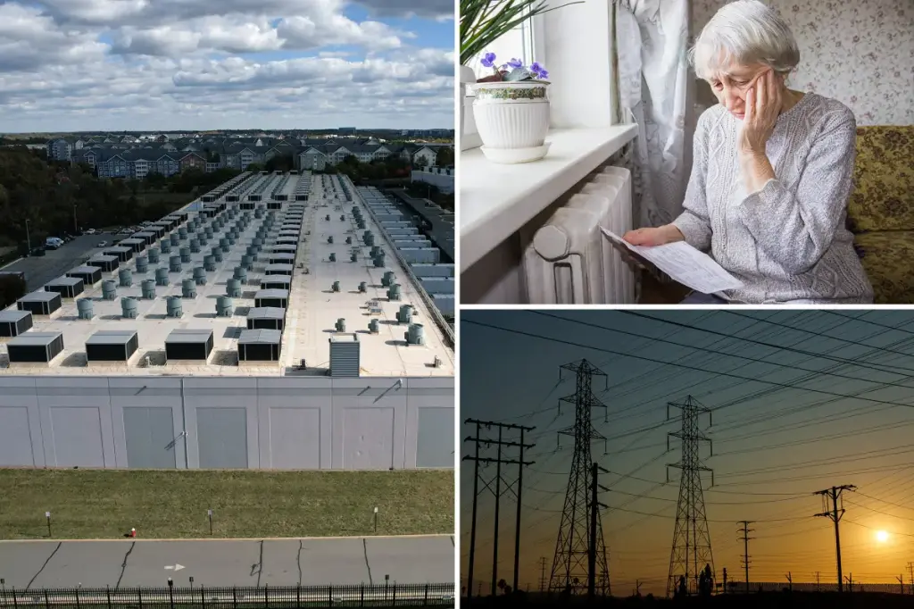 Utility costs soar with the rise of AI data centers, according to a report.