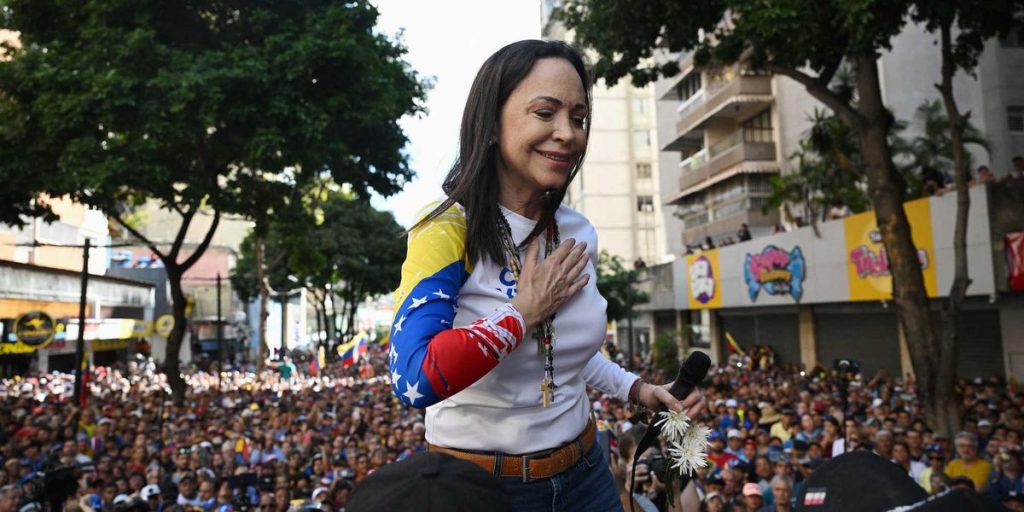 Venezuelan activist receives Nobel Peace Prize and promptly dedicates it to Trump for his backing