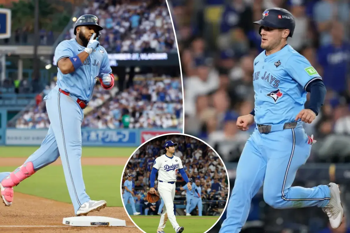 Vladimir Guerrero Jr. guides the Blue Jays to victory over the Dodgers in Game 4 to tie the World Series.