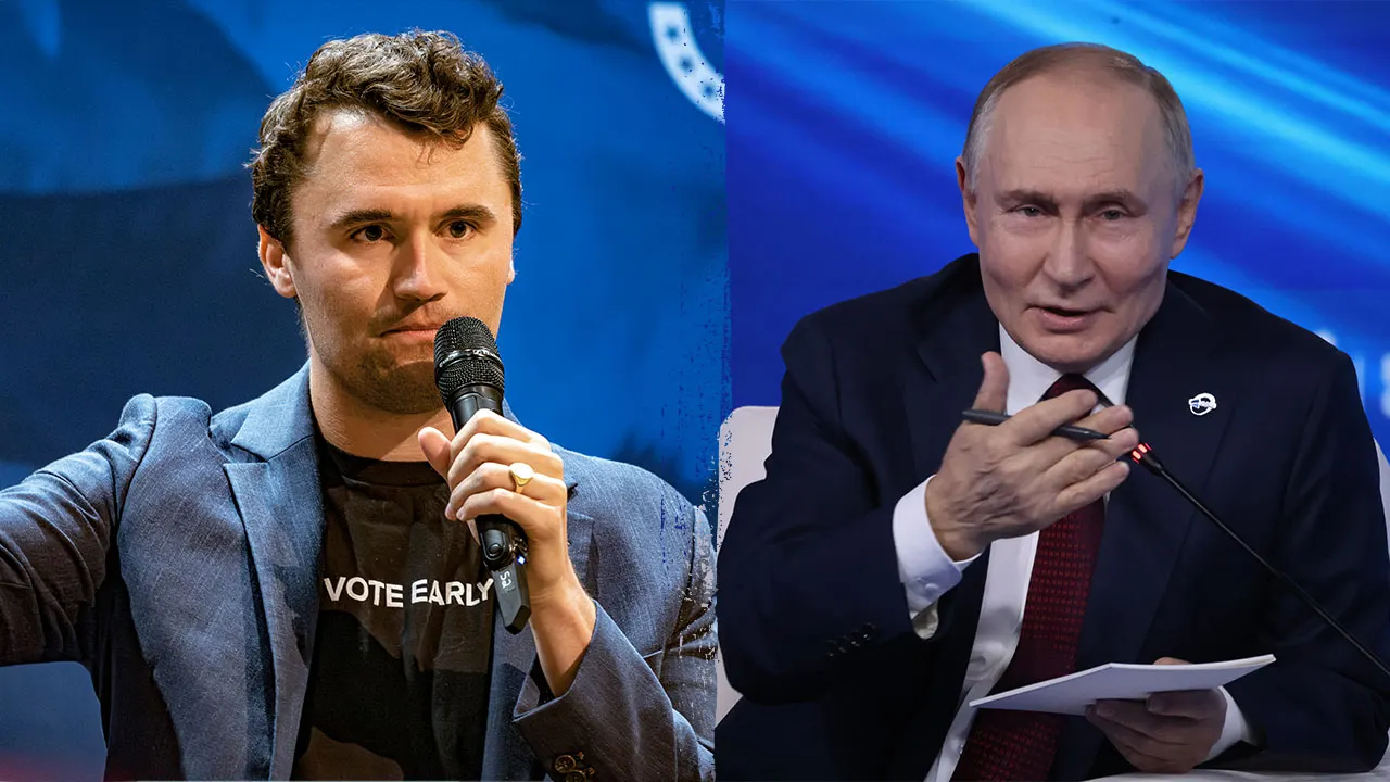 Vladimir Putin speaks about the killing of commentator Charlie Kirk