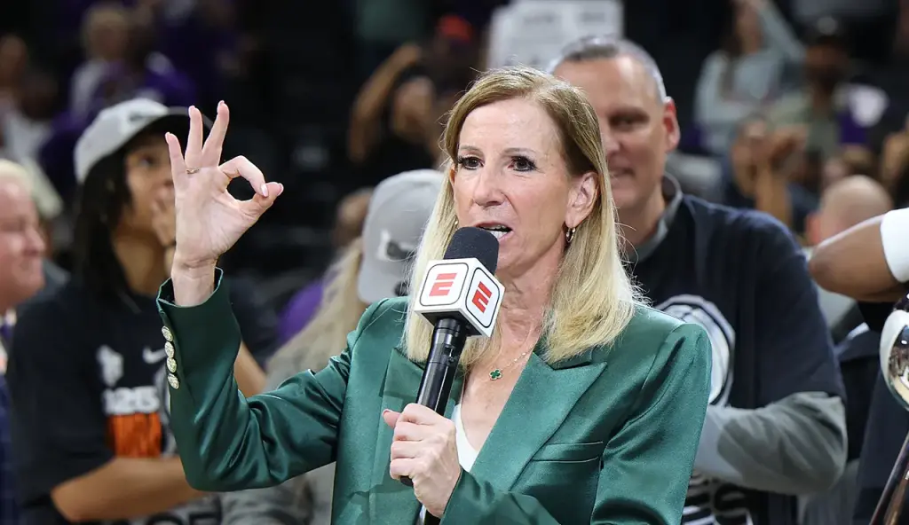 WNBA commissioner Cathy Engelbert faced boos from the audience during the WNBA Finals