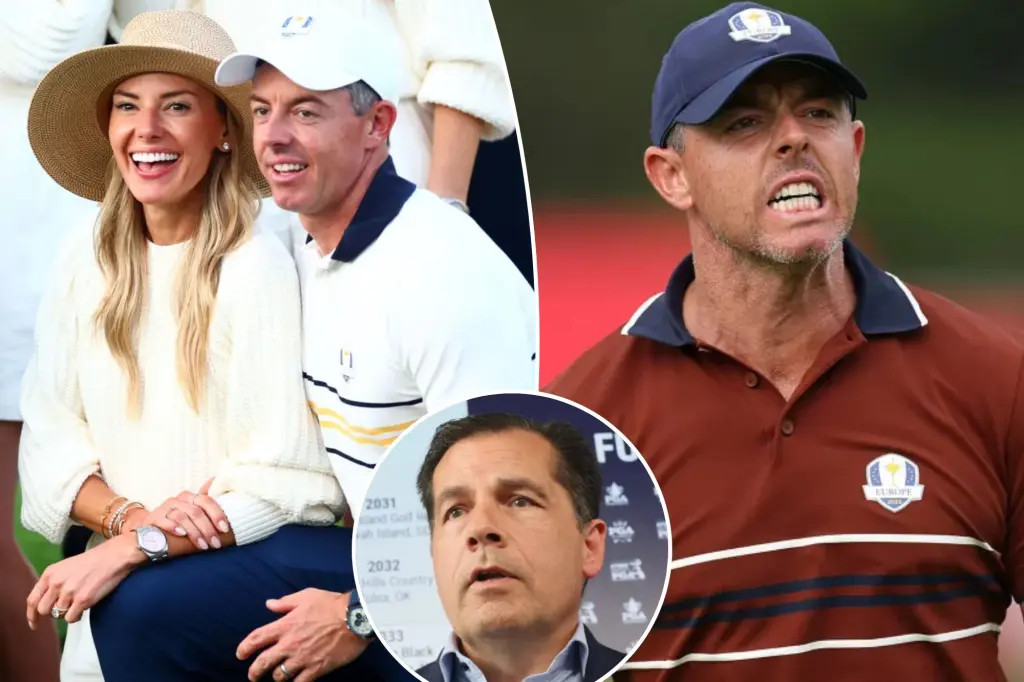 What the head of the PGA of America said in an apology letter to Rory McIlroy and his wife Erica