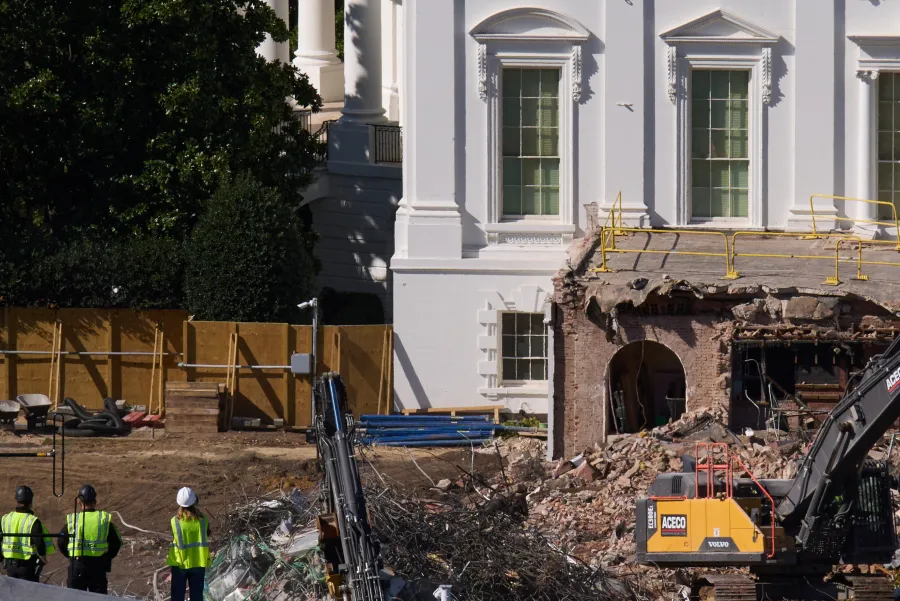 White House updates website to justify East Wing demolition by highlighting presidential 'scandals'